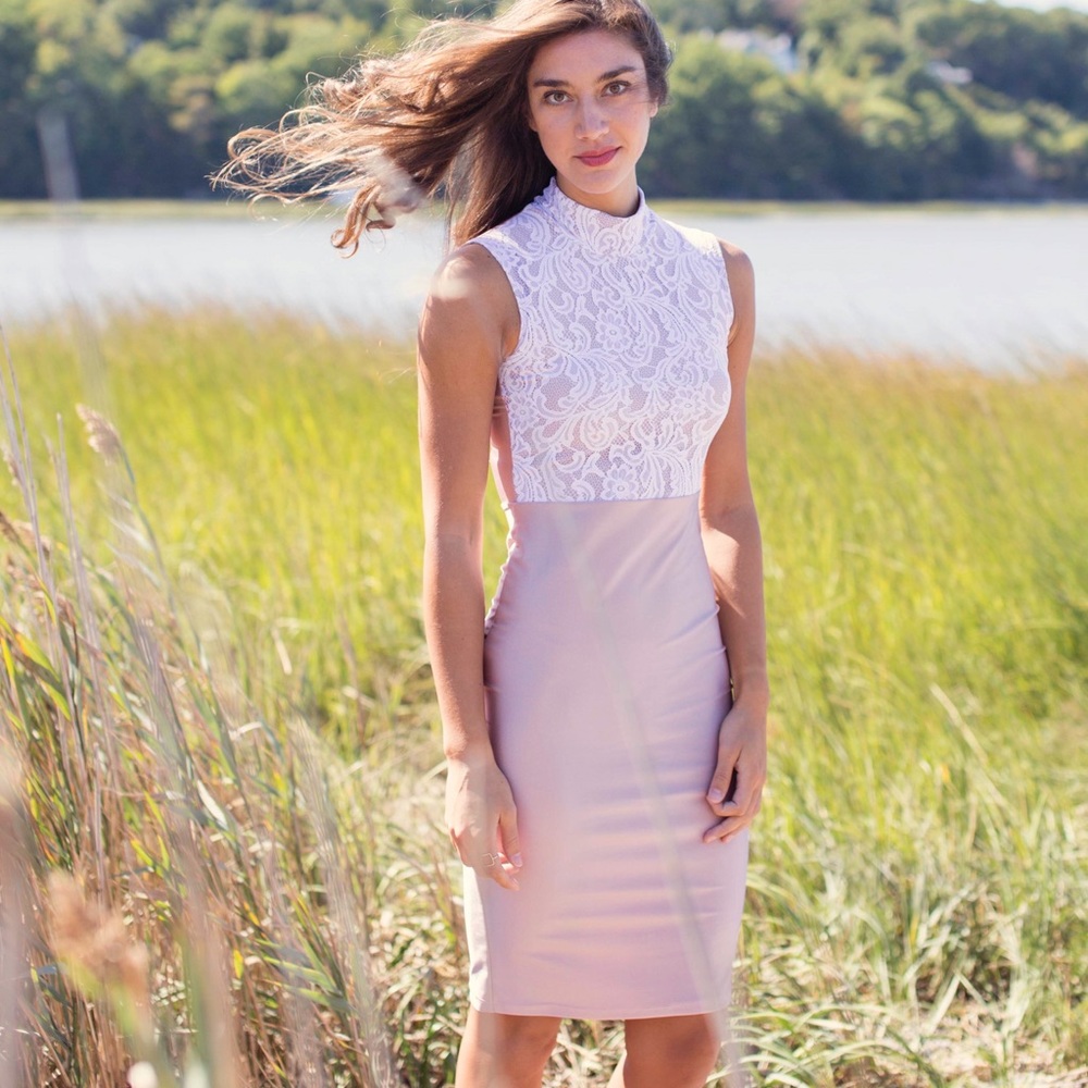 Lace bandage dress